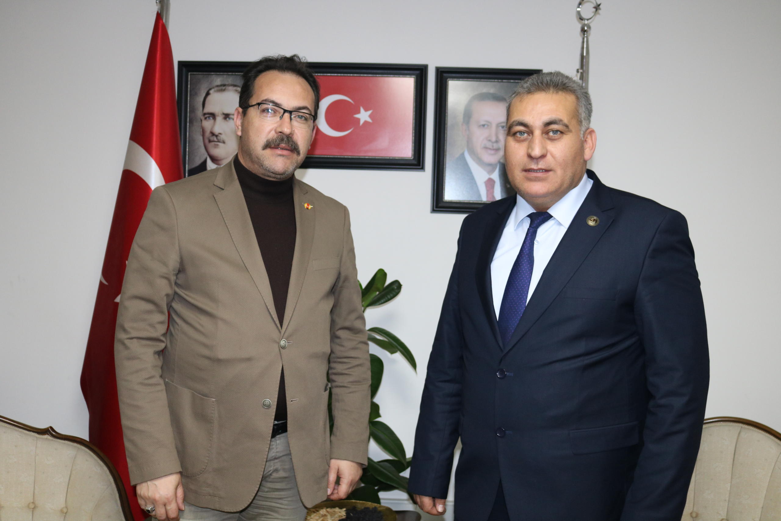 MHP İl Başkanı Kaya’dan Nevşehir Gazeteciler Cemiyeti’ne ziyaret