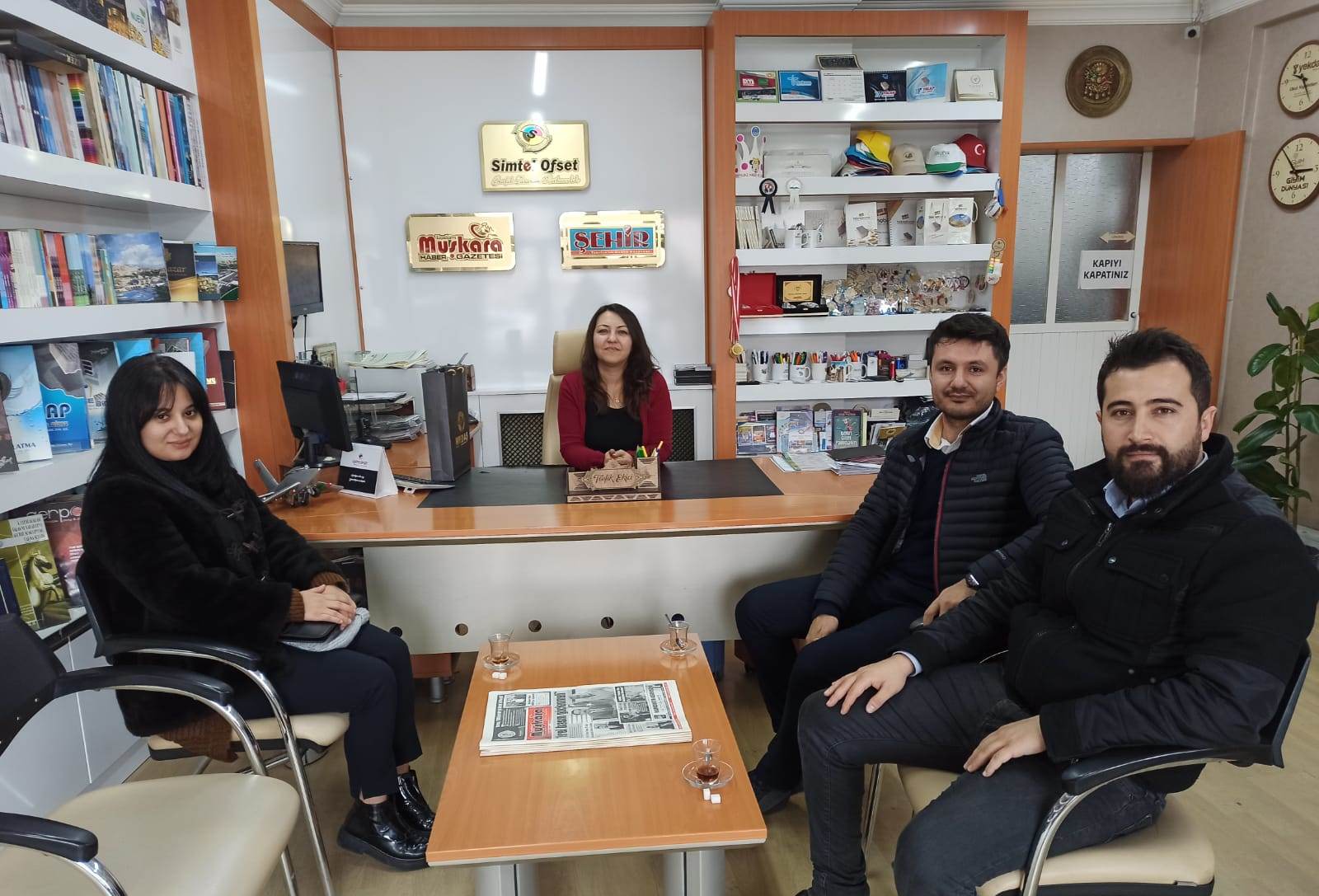 Nevşehir Gazeteciler Cemiyeti’ne 10 Ocak Çalışan Gazeteciler Günü ziyaretleri