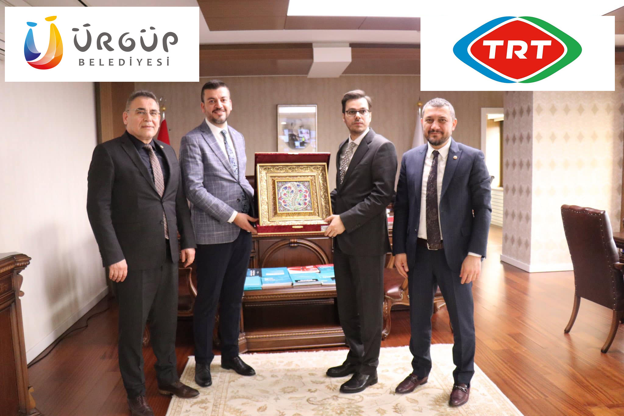 Ürgüp Belediye Başkanı Aktürk’ten TRT Genel Müdürü Eren’e Ziyaret