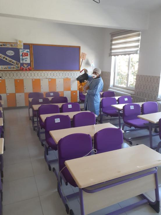 Avanos ’da Okullar Dezenfekte Edildi.