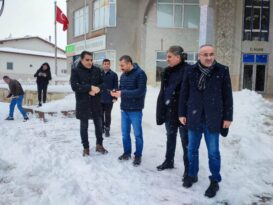 Gülşehir’de karla mücadele aralıksız sürüyor