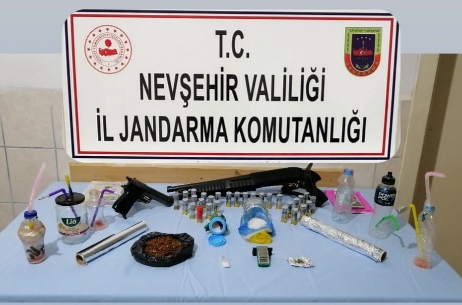 Nevşehir’de uyuşturucu operasyonu; 5 gözaltı