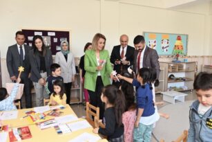 Nevşehir Gazi Ortaokulu’nda Özge Kılıç Sanat Sokağı Açıldı