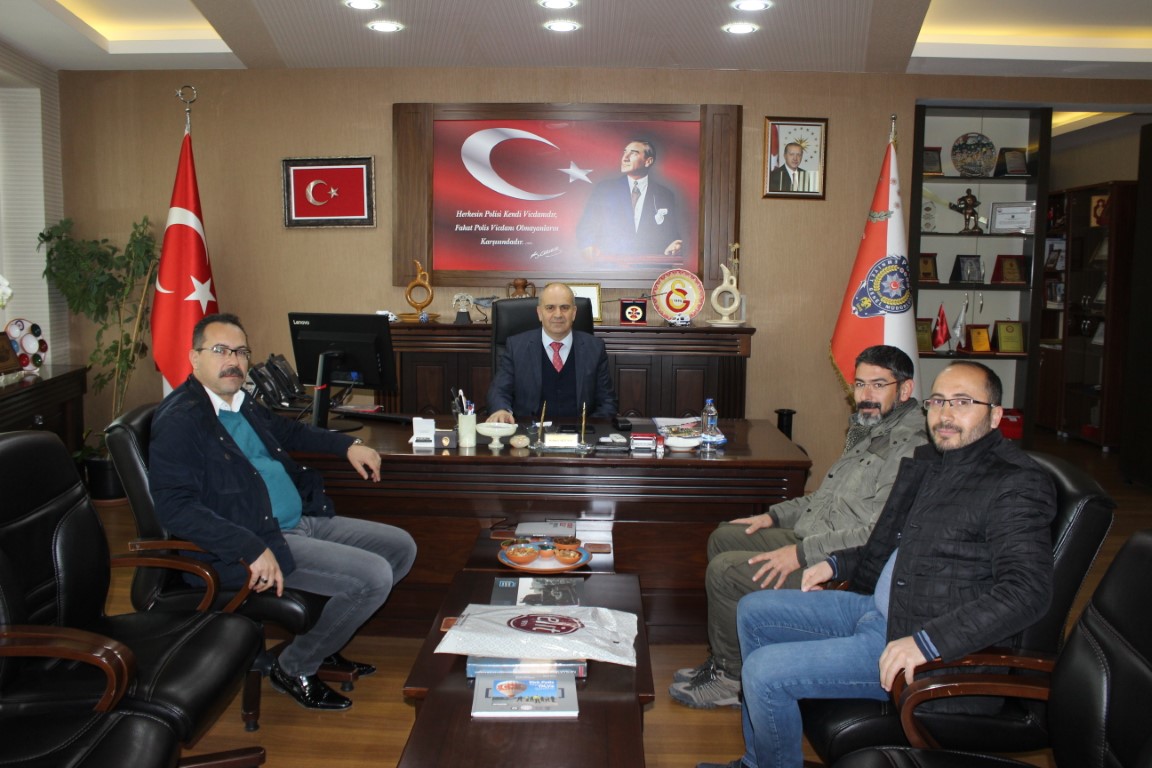 Nevşehir Emniyet Müdürlüğünü Nevşehir Gazeteciler Cemiyeti Ziyaret Etti