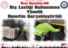 Nevşehir’de Kış Lastiği Kullanımına Yönelik Denetim Gerçekleştirildi