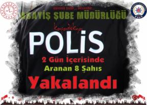 Nevşehir’de 2 İçerisinde Aranan 8 Şahıs Yakalandı