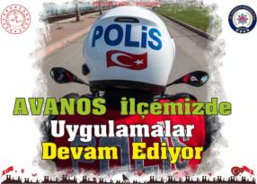 Avanos’da Asayiş ve Trafik Uygulamaları Devam Ediyor