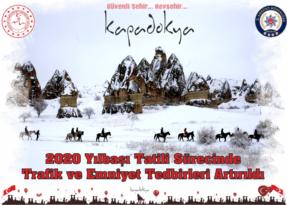 Nevşehir’de 2020 Yılbaşı Tatili Sürecinde Trafik ve Emniyet Tedbirleri Artırıldı