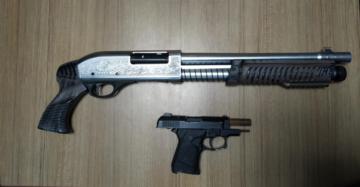 Nevşehir’de İhbara Giden Ekip Kurusıkıdan Bozma Tabanca ve Ruhsatsız Av Tüfeği Yakaladı