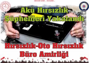 Nevşehir’de Akü Hırsızlık Şüphelileri Yakalandı