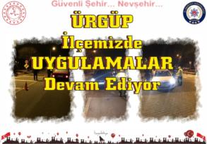 Ürgüp’te Trafik Uygulamaları Devam Ediyor