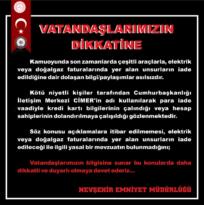 Vatandaşlarımızın Dikkatine!