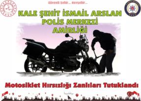 Motosiklet Hırsızlığı Zanlıları Tutuklandı