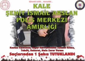 Polis Merkezinde Adli İşlem Yapılan Bir Şahıs Tutuklandı