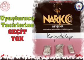 Nevşehir’de Narkotik Çalışmaları