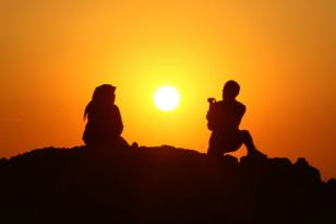 Kapadokya’da güneşin görsel şöleni