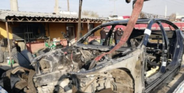 Nevşehir sanayisinde 5 araç parçalanmış halde bulundu