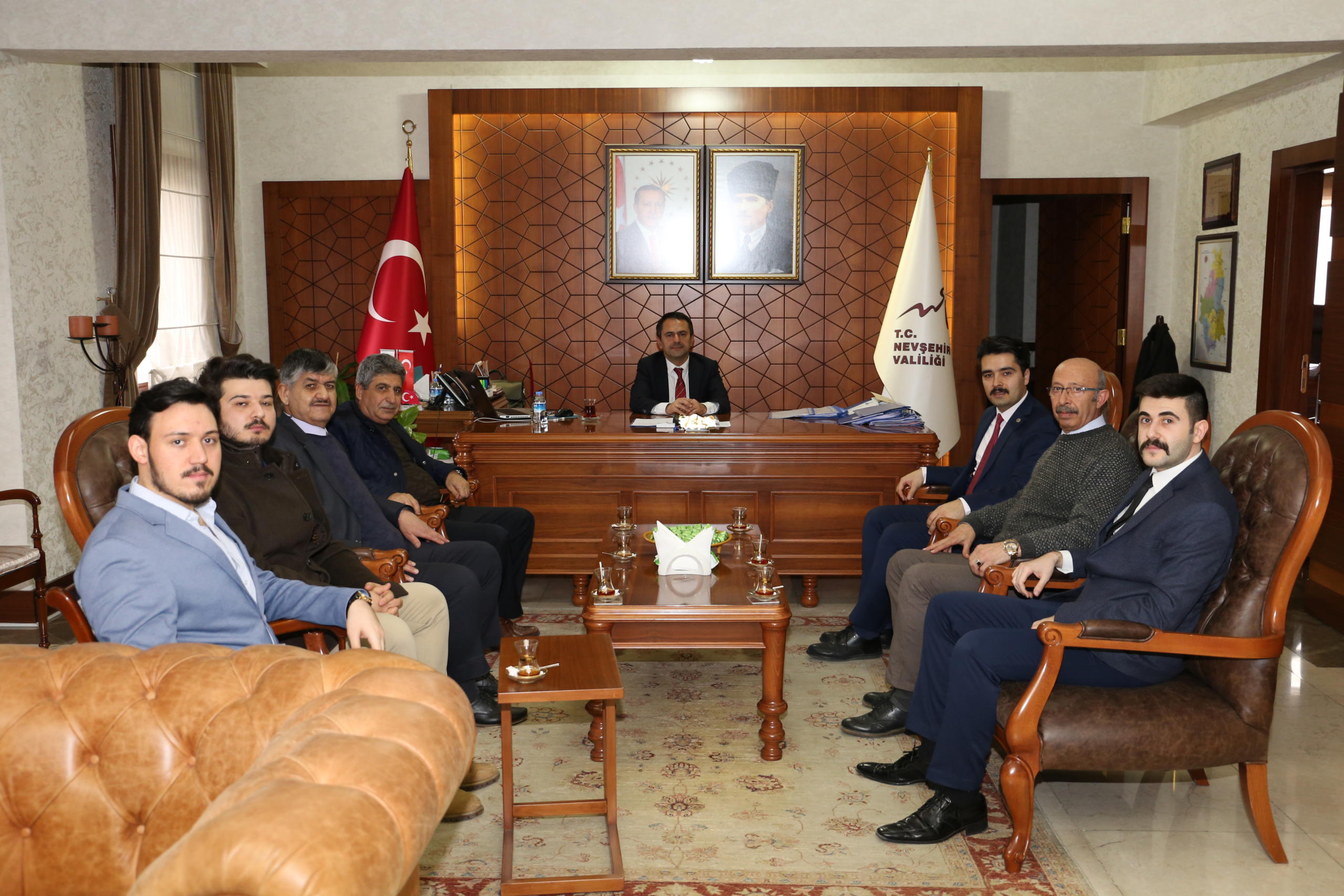 GENÇ NEVŞEHİRLİLER DERNEĞİNDEN VALİLİK ZİYARETİ