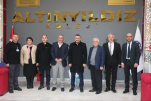 MİLLETVEKİLİ MUSTAFA AÇIKGÖZ ALTINYILDIZ KOLEJİNİ ZİYARET ETTİ