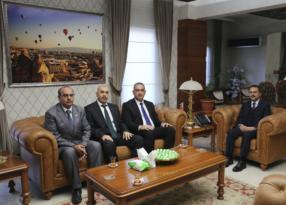 METEOROLOJİ BÖLGE MÜDÜRÜNDEN VALİLİK ZİYARETİ