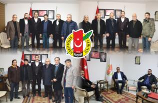 İHH, Türk Eğitim Sen, Memur Sen ve CHP’den Nevşehir Gazeteciler Cemiyeti’ne ziyaret