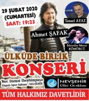 Nevşehir’de Cumartesi Günü Konser Var