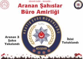 Aranan Üç Şahıs Yakalandı İkisi Tutuklanarak Cezaevine Teslim Edildi