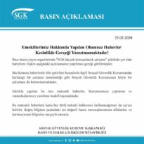 SGK’dan Emekliler İle İlgili Açıklama