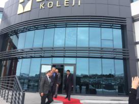 Vali Aktaş ve Milli Eğitim Müdür Demir, Simya Koleji’ni ziyaret etti
