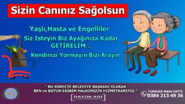 “SİZ İSTEYİN, BİZ AYAĞINIZA KADAR GETİRELİM”