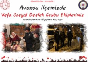 Avanos’ta Vefa Sosyal Destek Grubu Vatandaşların İhtiyaçlarını Karşılıyor