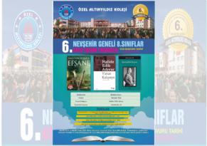 ALTINYILDIZ KOLEJİ 6.NEVŞEHİR GENELİ KİTAP OKUMA YARIŞMASI