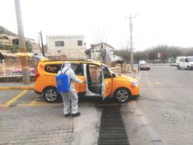 AVANOS TAKSİ DURAKLARINDA TEMİZLİK