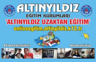 Altınyıldız Kolejinde Online Eğitim Devam Ediyor #Evdekalaltinyildizli