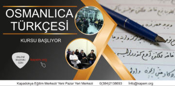 KAPEM’DE SERTİFİKALI OSMANLICA TÜRKÇESİ KURSU AÇILIYOR