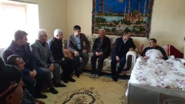 VALİ AKTAŞ İDLİB GAZİMİZİN EVİNDEYDİ