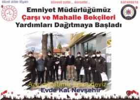 Çarşı ve Mahalle Bekçileri, Yardımları Dağıtmaya Başladı