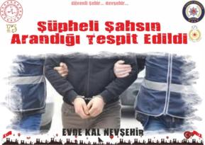 Şüpheli Şahsın Arandığı Tespit Edildi