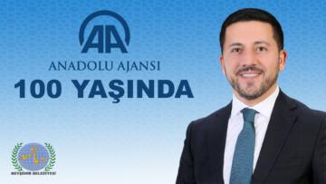 BAŞKAN RASİM ARI AA’NIN KURULUŞ YILDÖNÜMÜNÜ KUTLADI