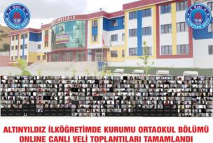 ALTINYILDIZ İLKÖĞRETİM KURUMU ORTAOKUL ONLINE CANLI VELİ TOPLANTILARI TAMAMLANDI