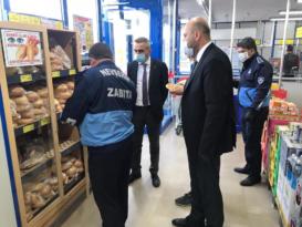 ZABITA EKİPLERİNDEN TÜM BAKKAL VE MARKETLERDE MASKE VE HİJYEN DENETİMİ