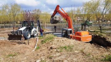 Piknik Alanında Tadilat Çalışmaları Başladı