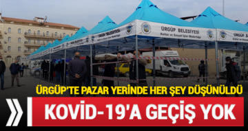 Pazar Yerinde Maksimum Düzeyde Tedbir