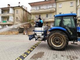 AVANOS ’DA KORONA VİRÜSÜNE KARŞI TRAKTÖRCÜLER SEFERBER OLDU