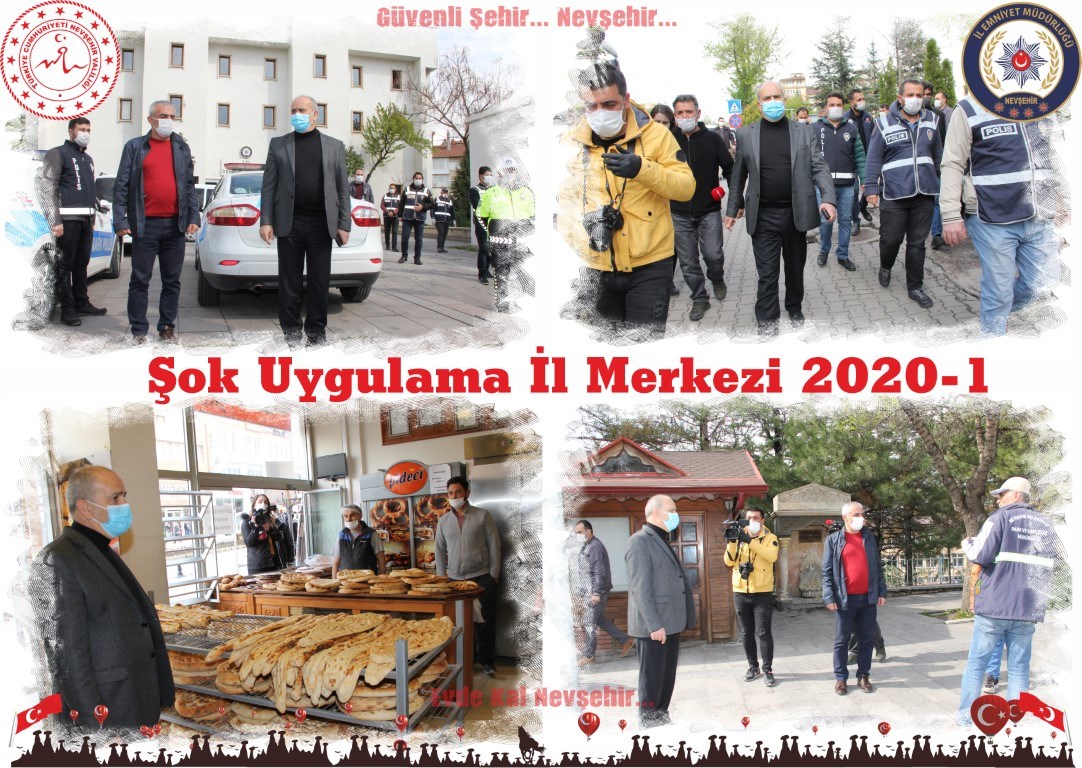 Nevşehir İl Merkezinde Şok Uygulama