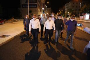 ANKARA’DAN DÖNEN ARI GECE ÇALIŞMA ALANLARINDA İNCELEMELERDE BULUNDU