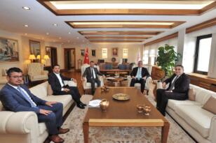 AK PARTİ HEYETİNDEN KÜLTÜR VE TURİZM BAKANI ERSOY’A ZİYARET