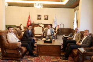 HACIBEKTAŞ BELEDİYE BAŞKANI ALTIOK’TAN, BAŞKAN ARI’YA ZİYARET