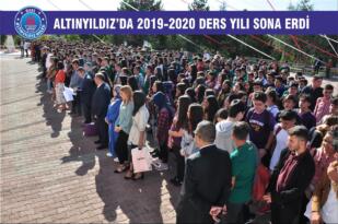 ALTINYILDIZ FEN VE ANADOLU LİSESİNDE 2019-2020 DERS YILI SONA ERDİ