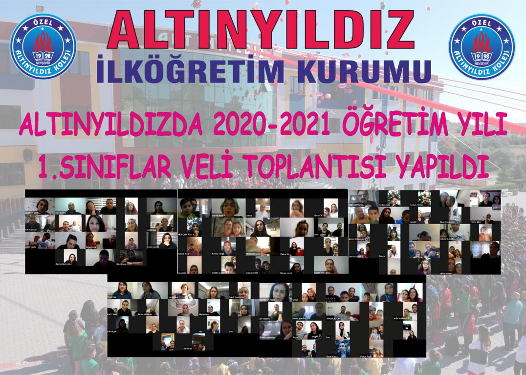 ALTINYILDIZ’DA 2020-2021 ÖĞRETİM YILI 1.SINIFLAR VELİ TOPLANTISI YAPILDI